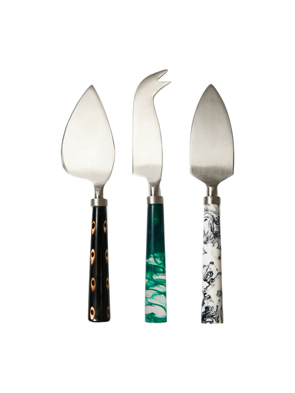 HKLIVING ® | Set of Three Cheese Knives - Coast