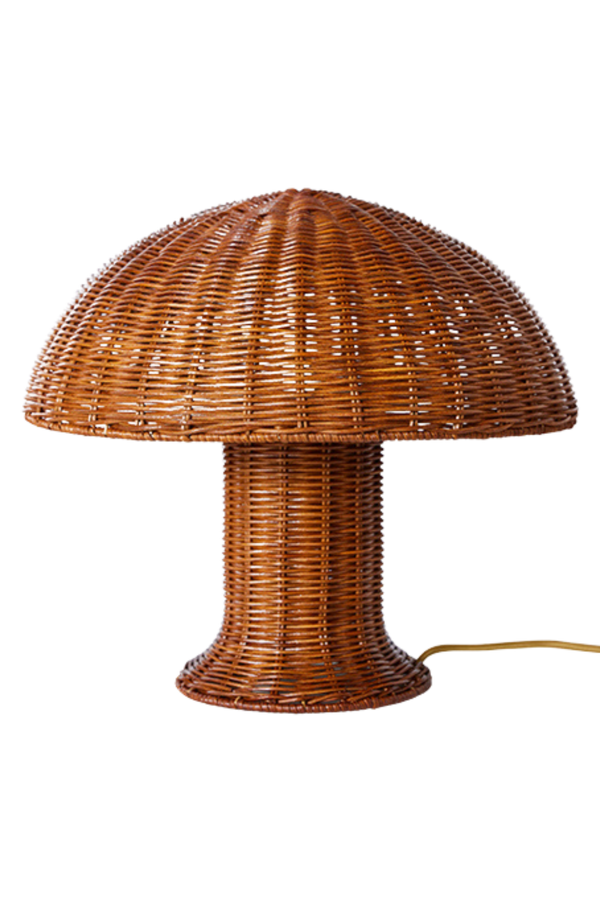 HKLIVING ® | Natural Rattan Table Lamp