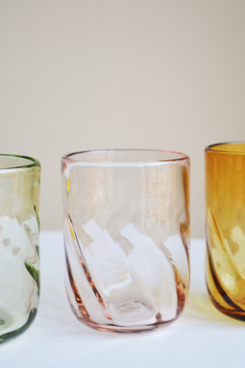 Ripple Drinking Glass - Four Colours Available