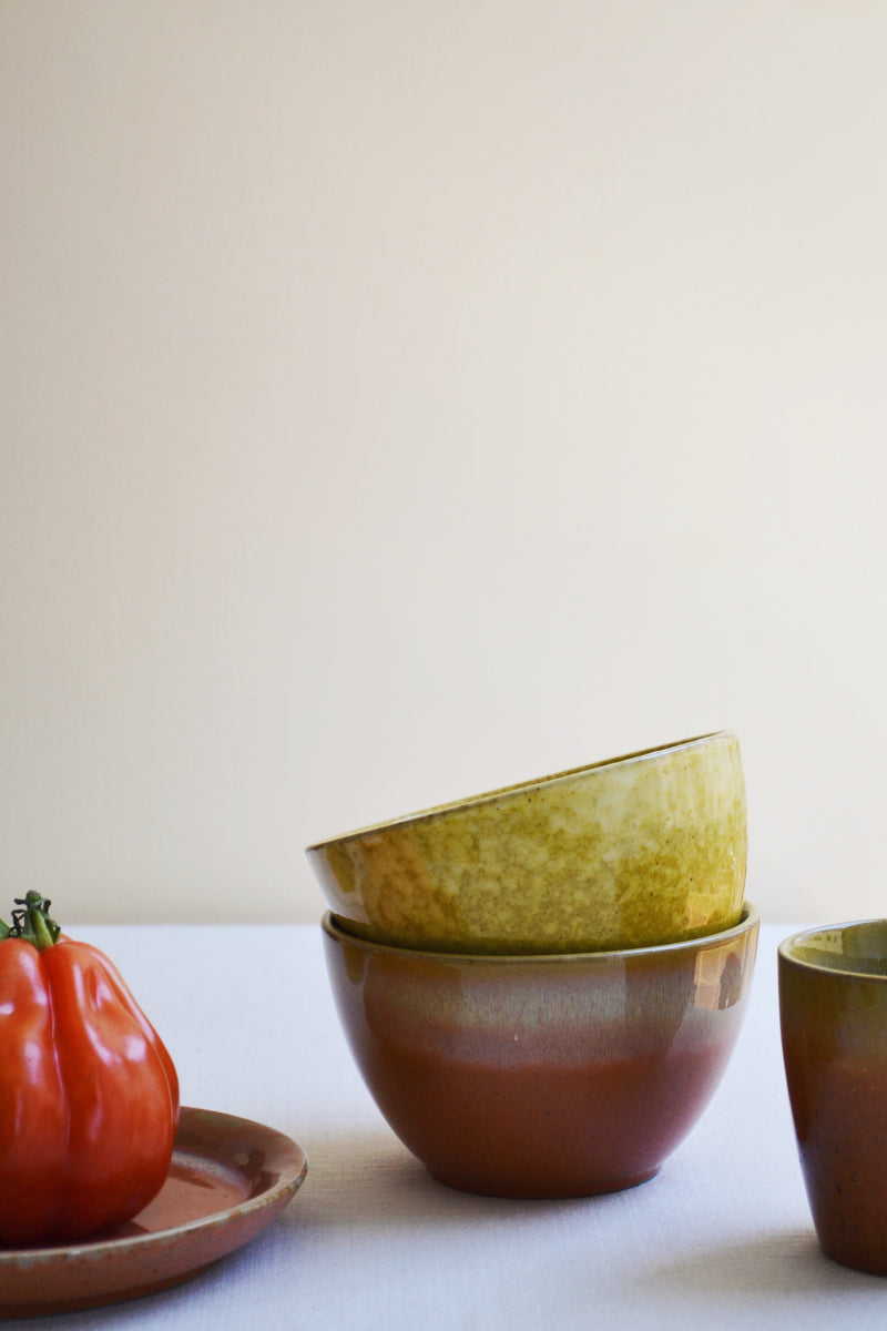 Sunset Stoneware Bowl - Two Colours Available