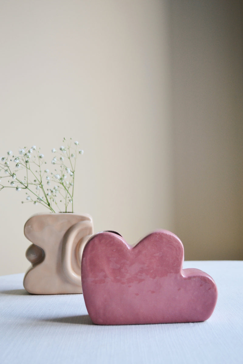 Clay Vase - Pink