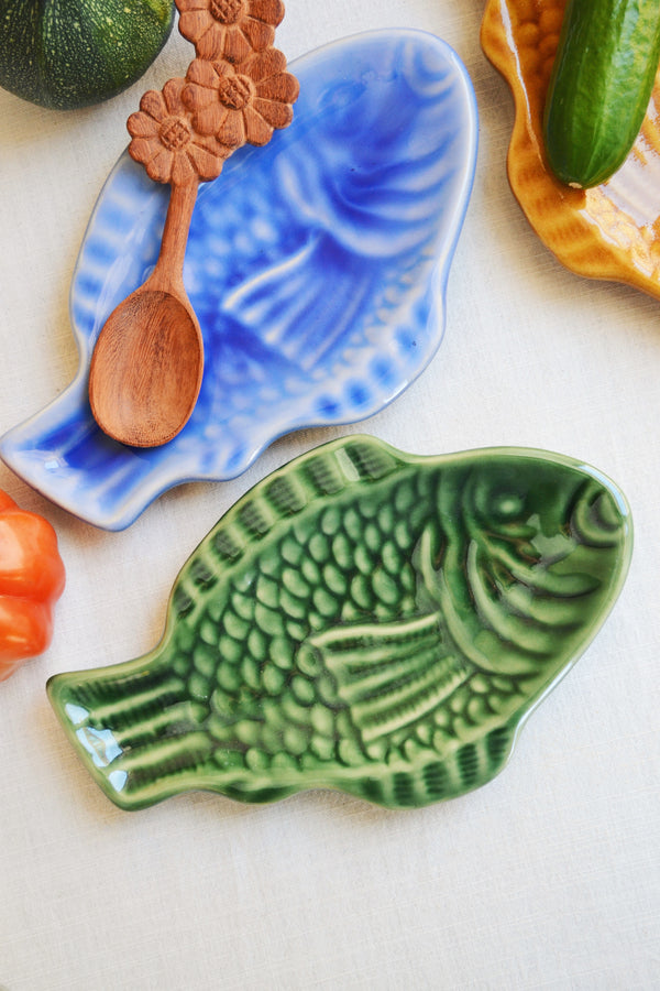 Stoneware Fish Platter - Three Colours Available