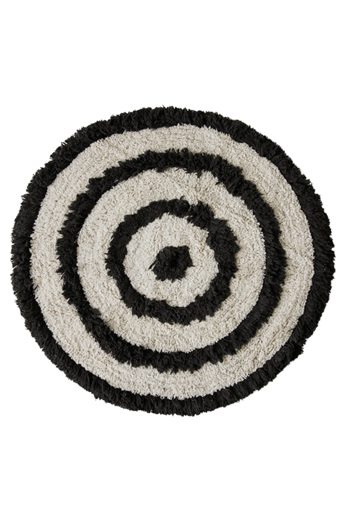 HKLIVING ® Monochrome Round Bath Mat Spicer and Wood