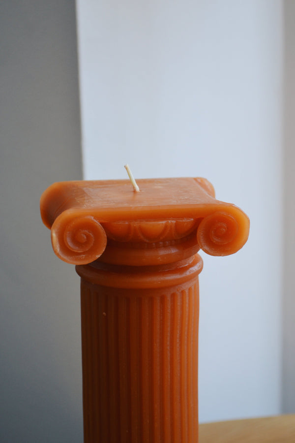 Terracotta Column Candle