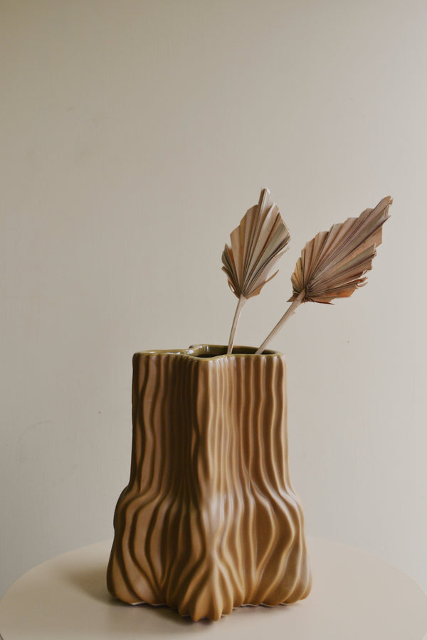 Apple Cinnamon Stoneware Tree Vase