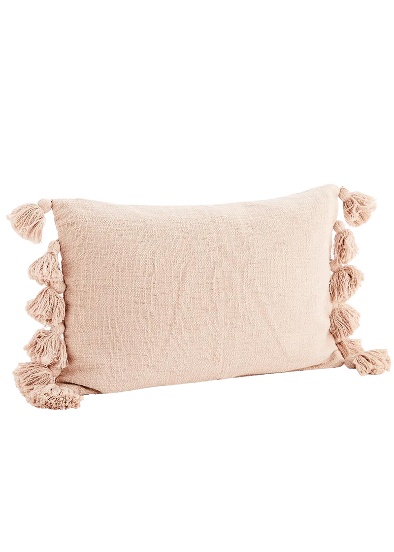 Rectangular Cushion with Tassels - Three Colours Available