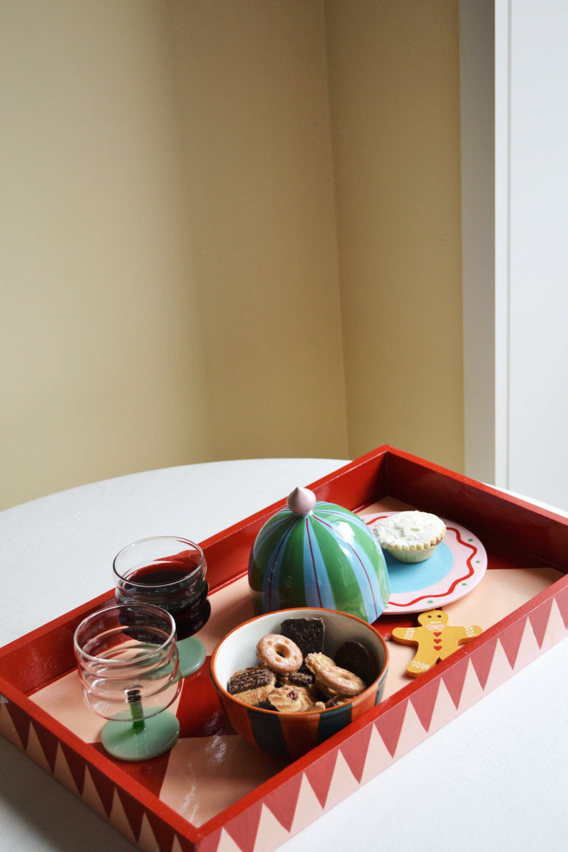 Diamond Candy Cane Tray