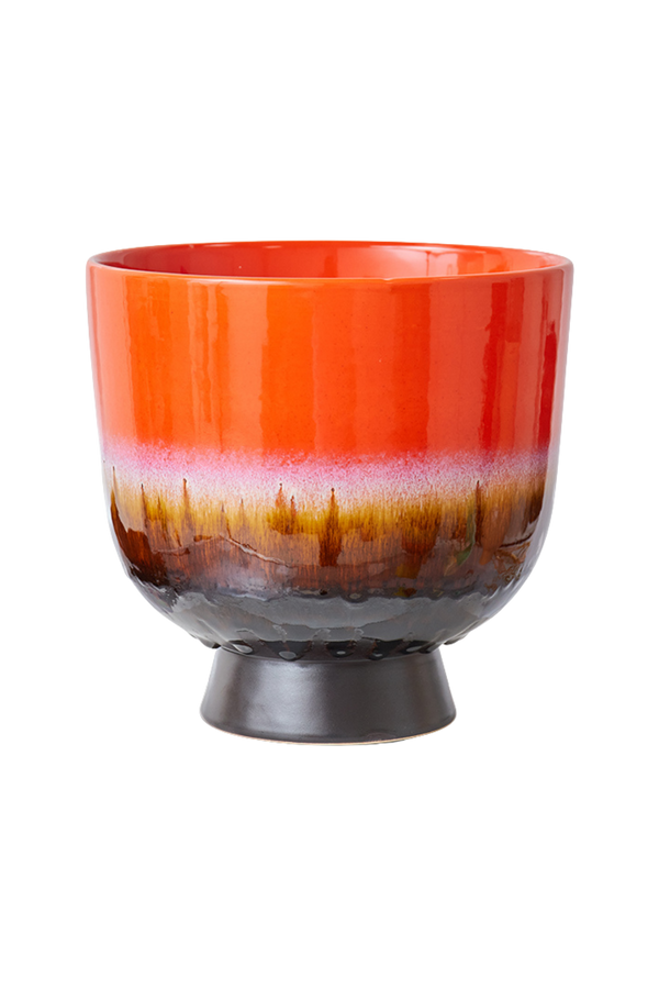HKLIVING ® | Retro Flower Pot - Cherry Red