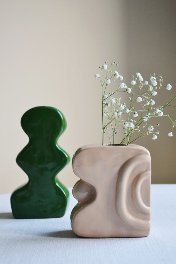 Clay Vase - Beige