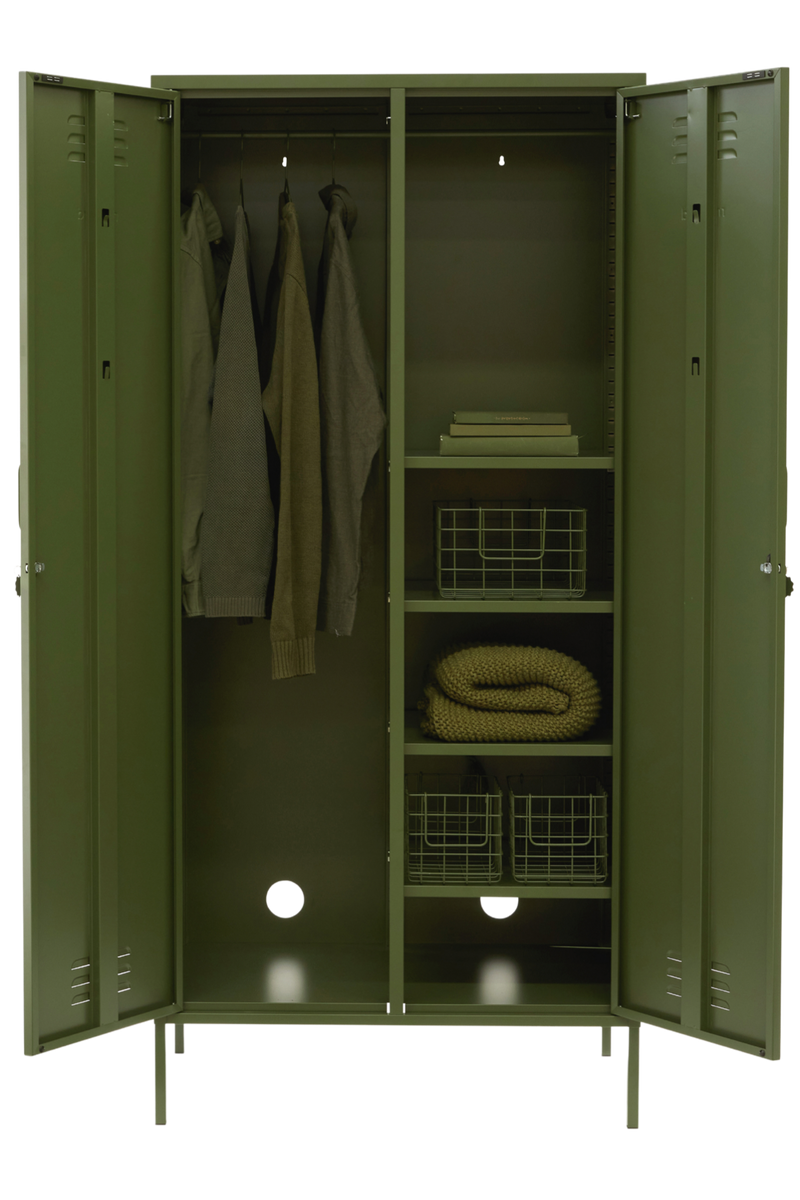 Mustard Made | The Twinny Metal Locker in Olive