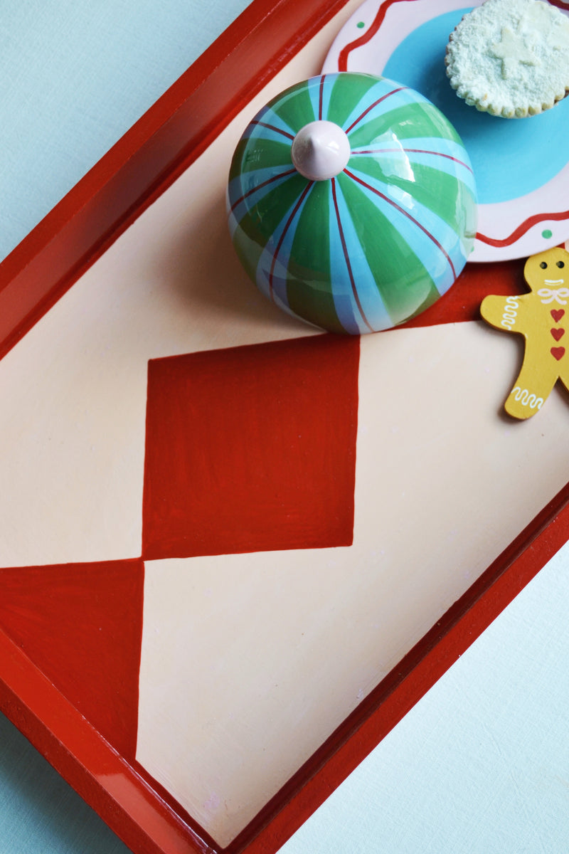 Diamond Candy Cane Tray