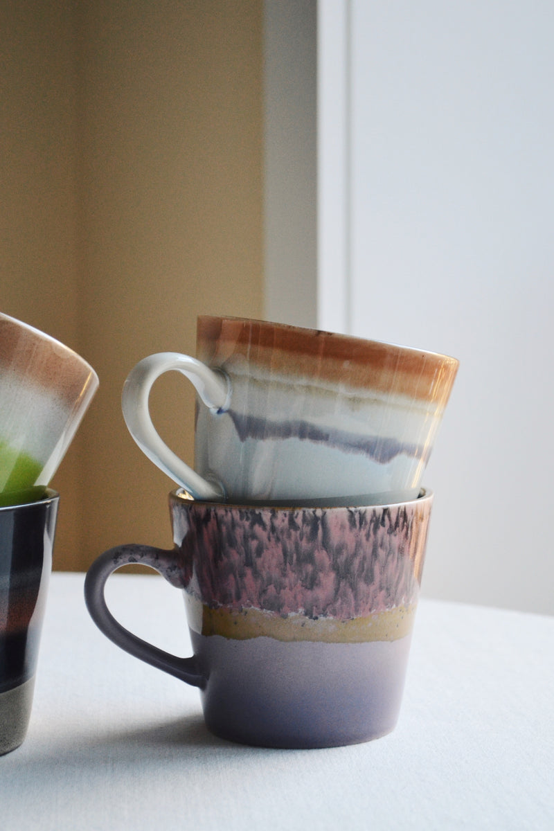 HKLIVING ® | Set of Four Cappuccino Mugs - Solid