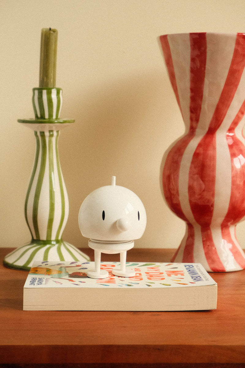 Hoptimist | Bumble Medium White Bouncing Object