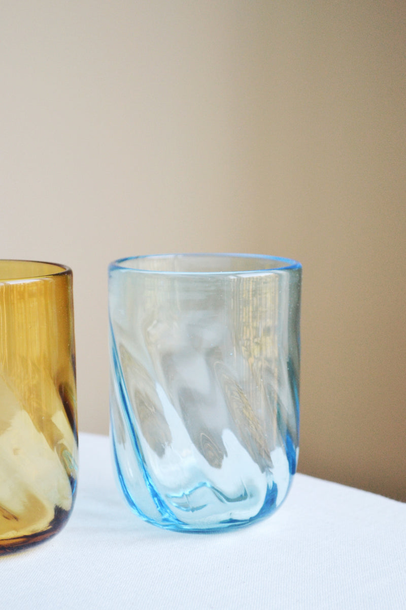 Ripple Drinking Glass - Four Colours Available