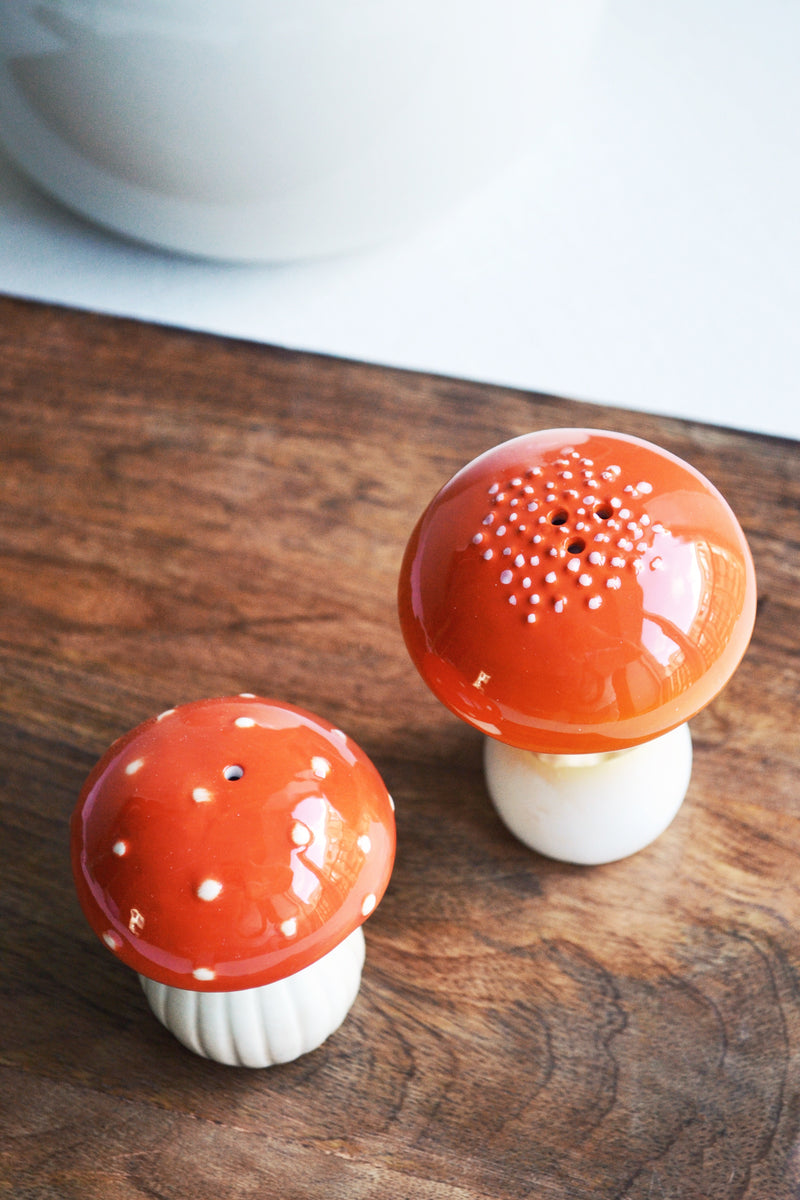 Salt and Pepper Mushroom Shakers