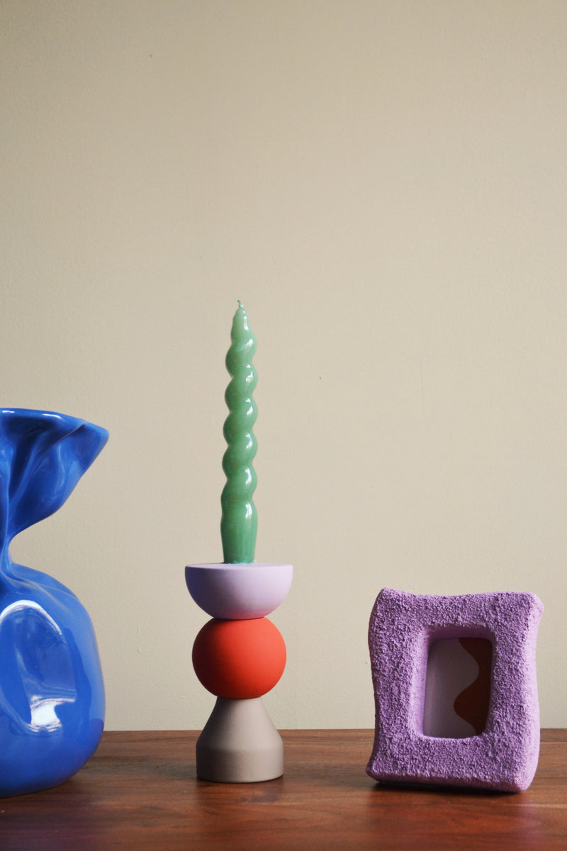 Stack Tomato Candlestick Holder