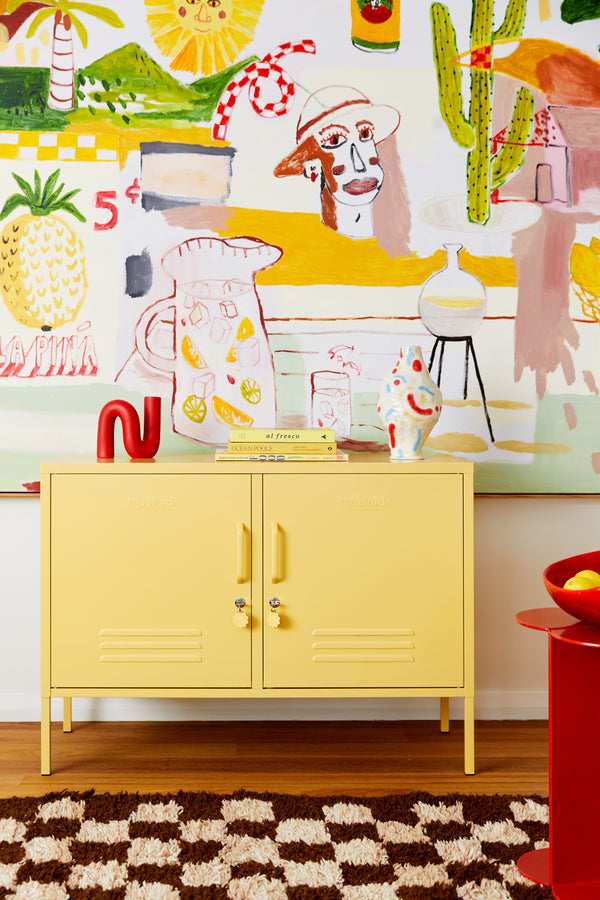 Mustard Made | The Lowdown Metal Locker in Butter - Preorder