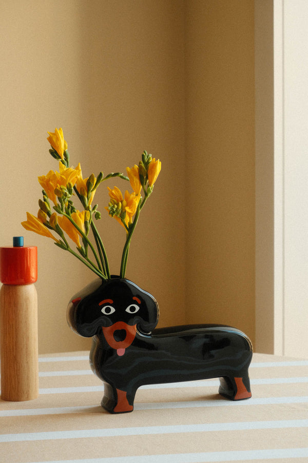 Dachshund Sausage Dog Vase