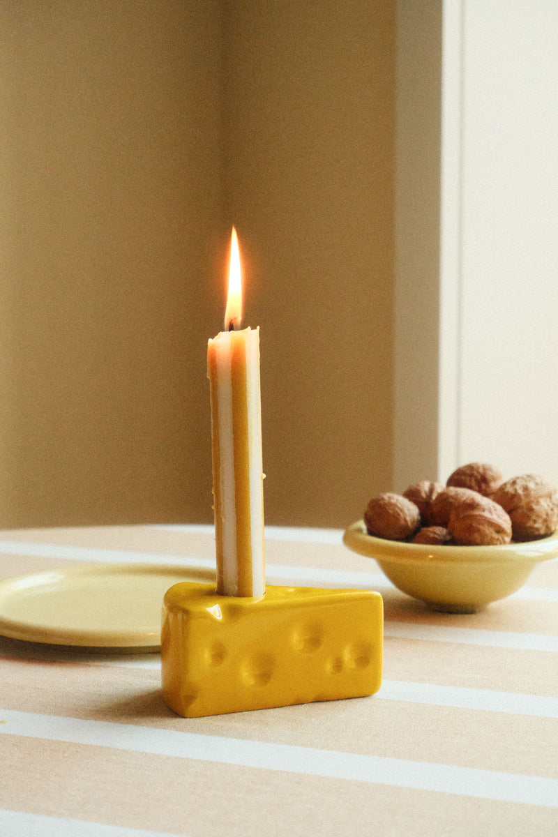 Cheese Candle Holder