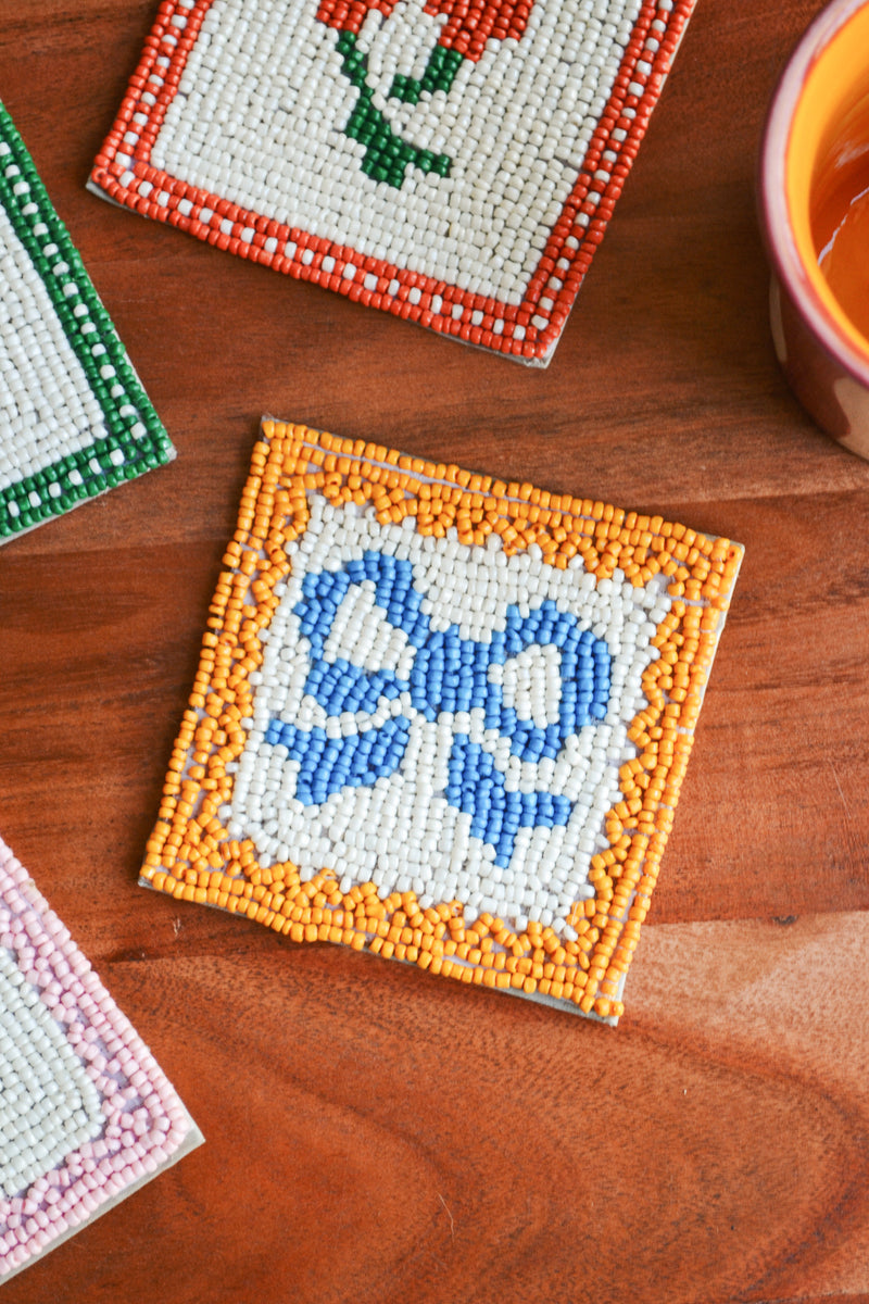 Beaded Coaster - Four Styles Available