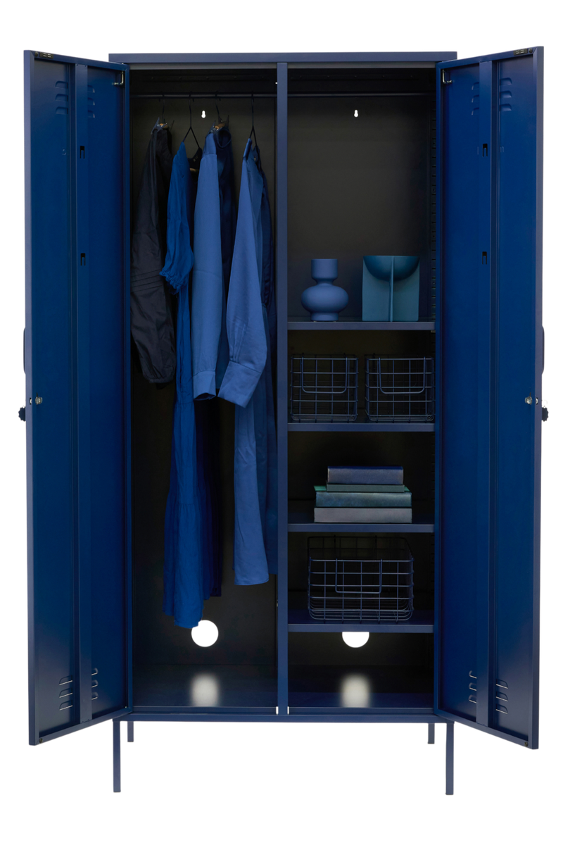 Mustard Made | The Twinny Metal Locker in Navy