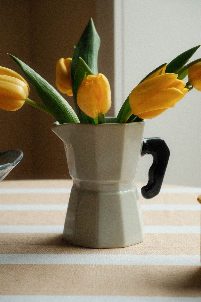Moka Coffee Pot Ceramic Vase