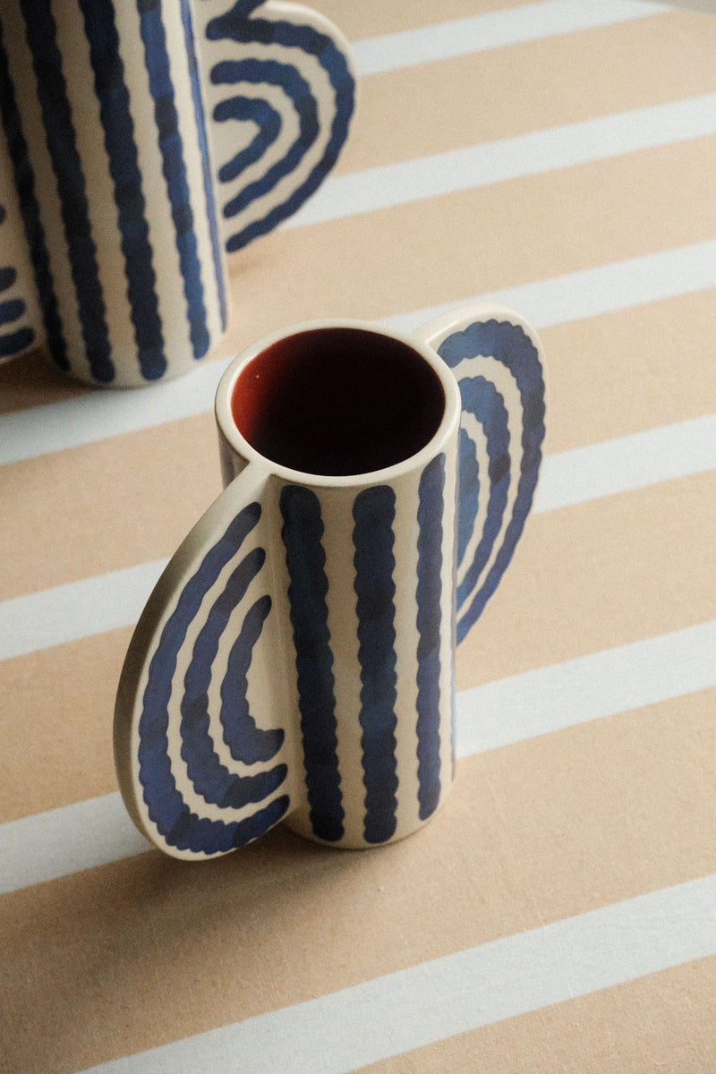 Small Butterfly Vase - Blue