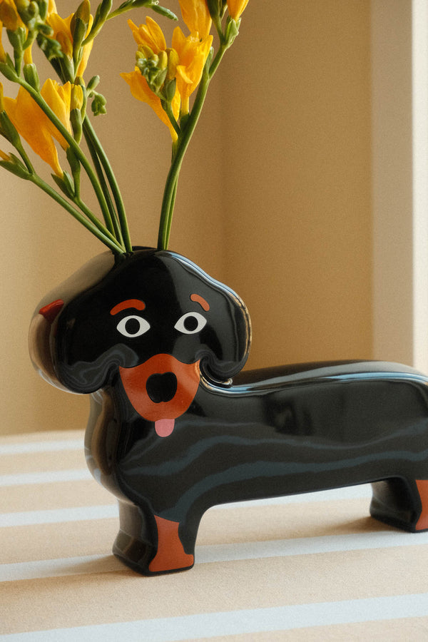 Dachshund Sausage Dog Vase