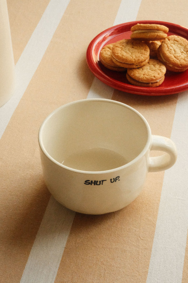 Shut Up Cappuccino Mug