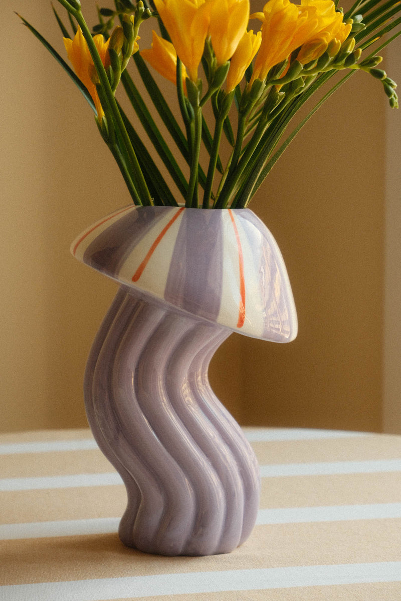 Purple Jellyfish Vase