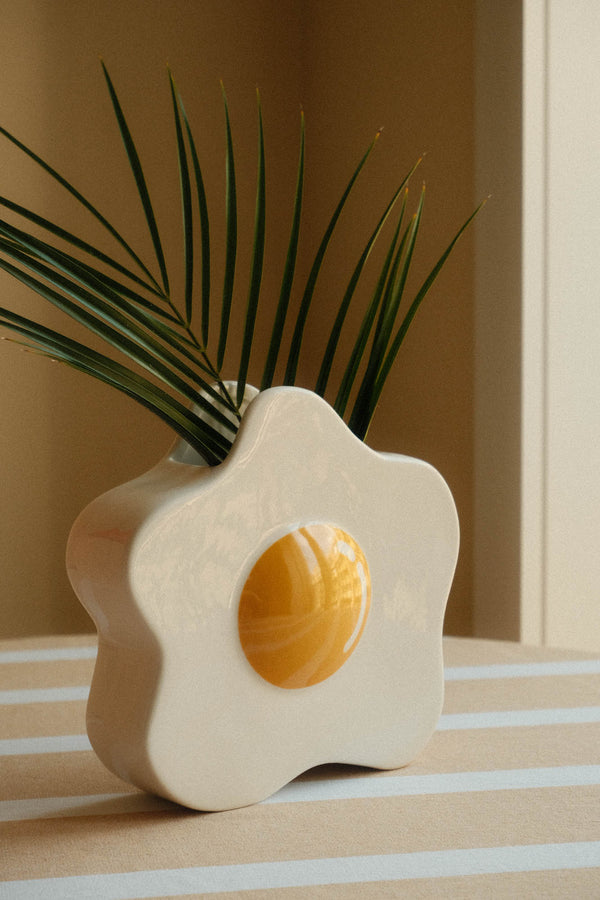 Fried Egg Vase