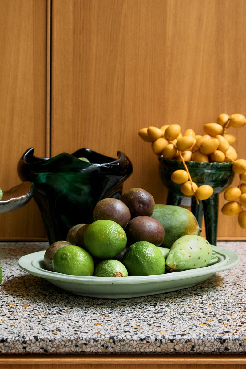 HKLIVING ® | New Classics Large Ceramic Tray - Mint Green