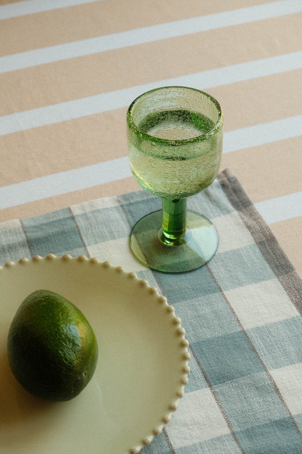 Bubble Wine Glass - Green