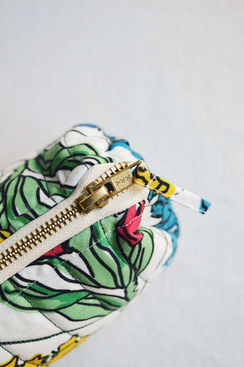 Floral Quilted Wash Bag
