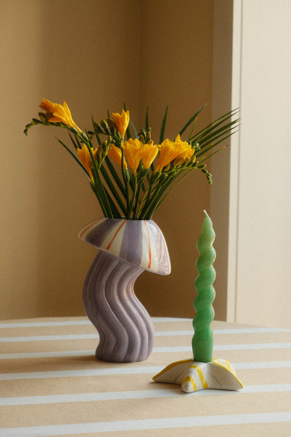 Purple Jellyfish Vase