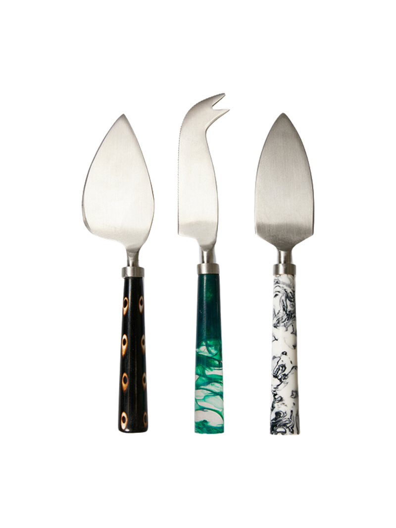 HKLIVING ® | Set of Three Cheese Knives - Coast