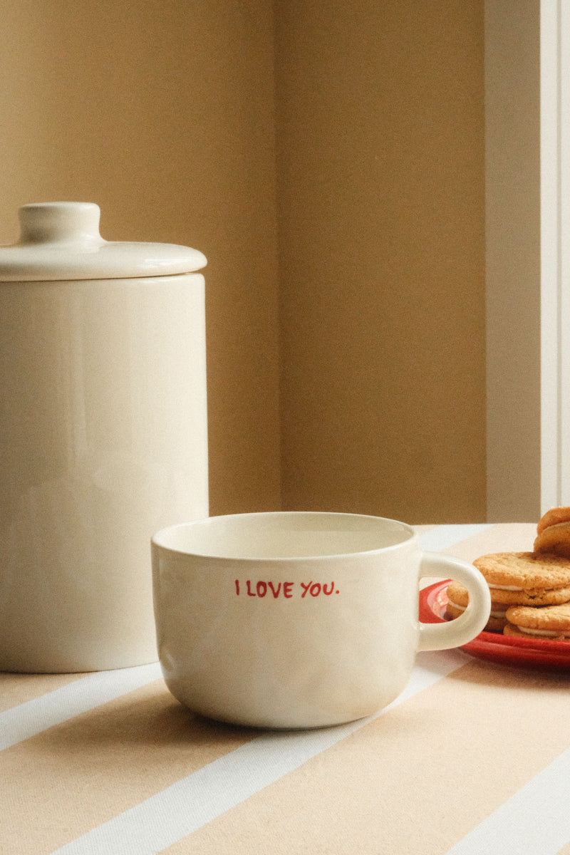 I Love You Cappuccino Mug