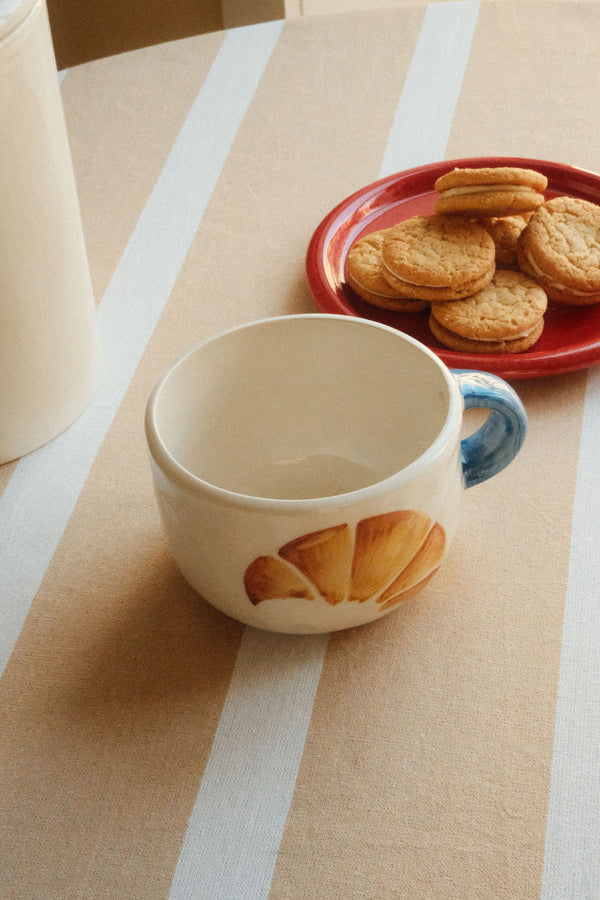 Croissant Cappuccino Mug