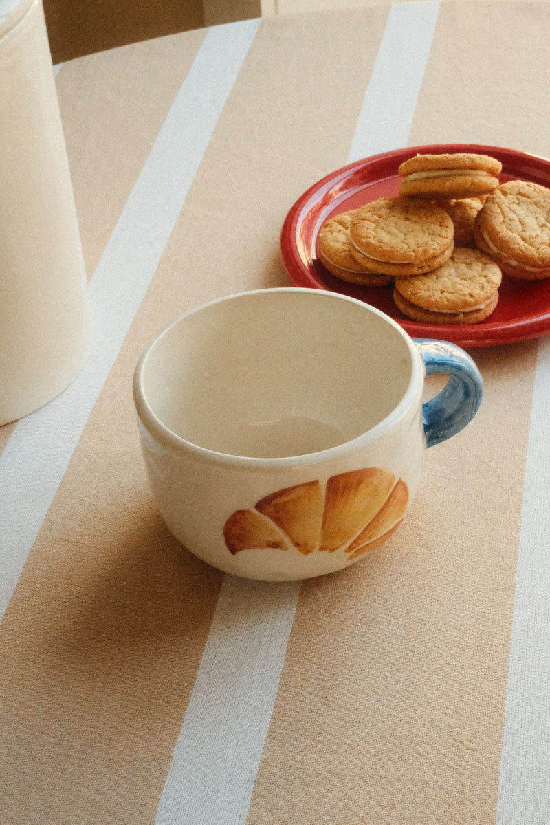 Croissant Cappuccino Mug