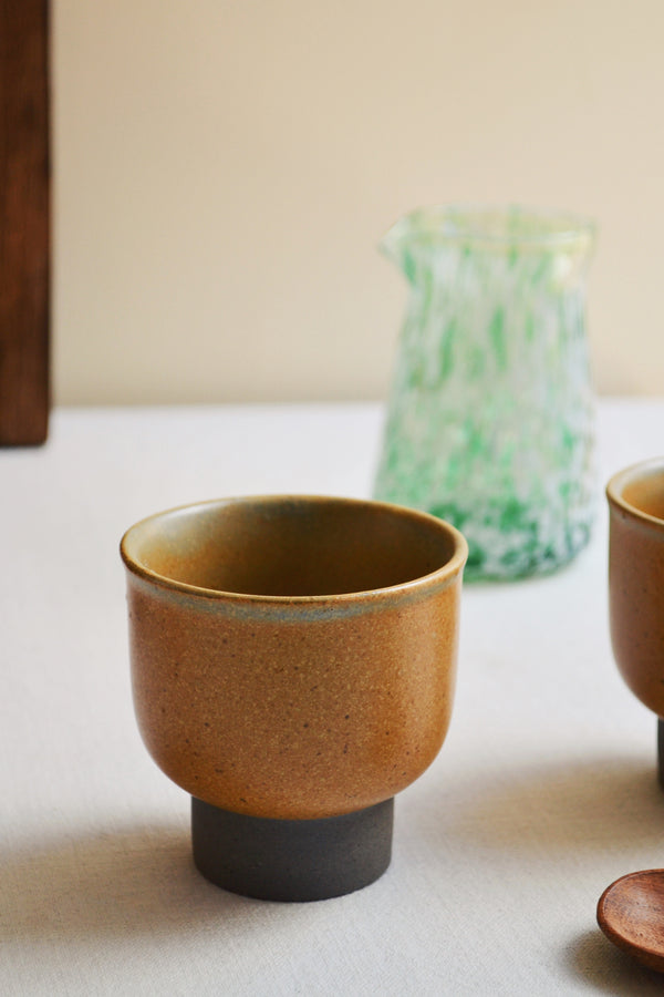 Light Brown Stoneware Cup