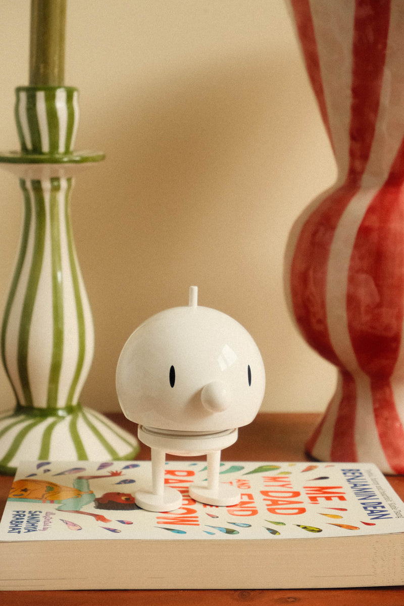 Hoptimist | Bumble Medium White Bouncing Object