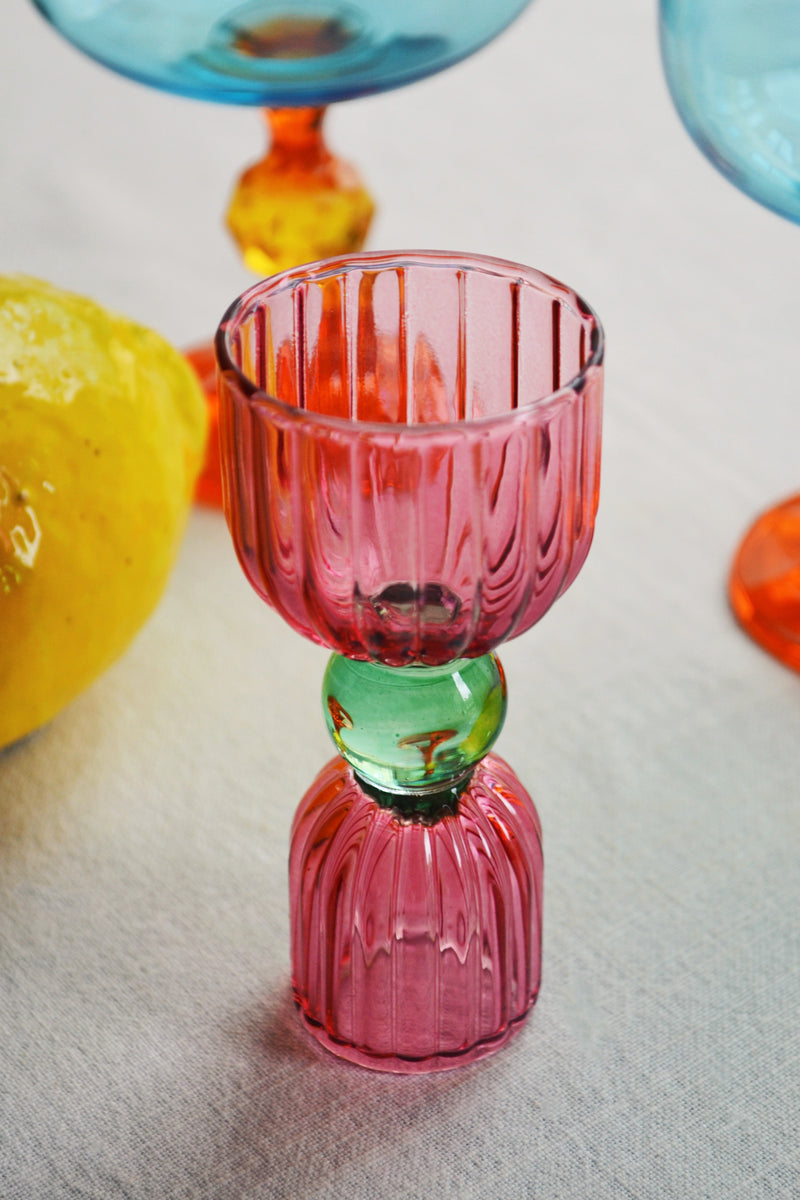 Pink and Green Jigger