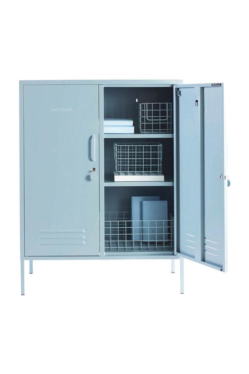 Mustard Made | The Midi Metal Locker in Ocean
