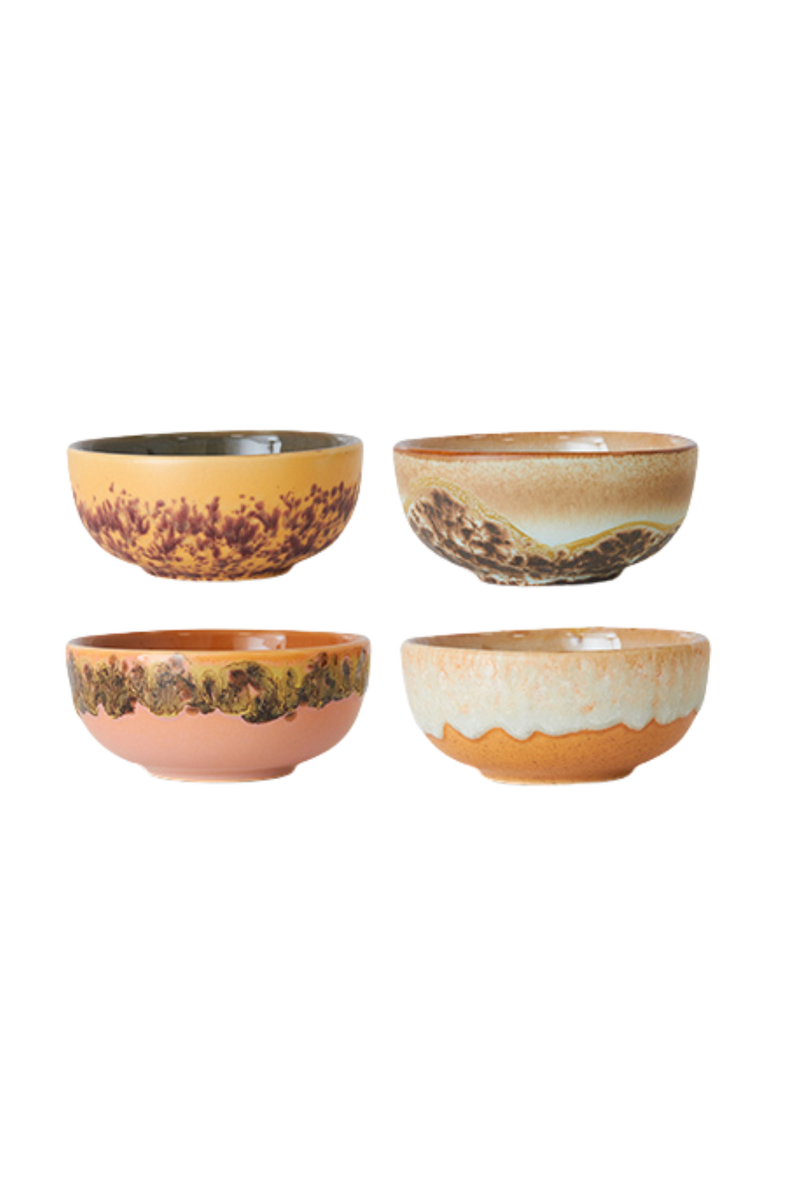HKLIVING ® | Set of Four XS Bowls - Marine