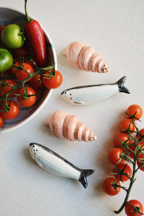 Salt and Pepper Sardine Shakers