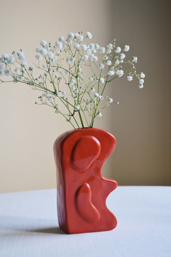 Clay Vase - Red