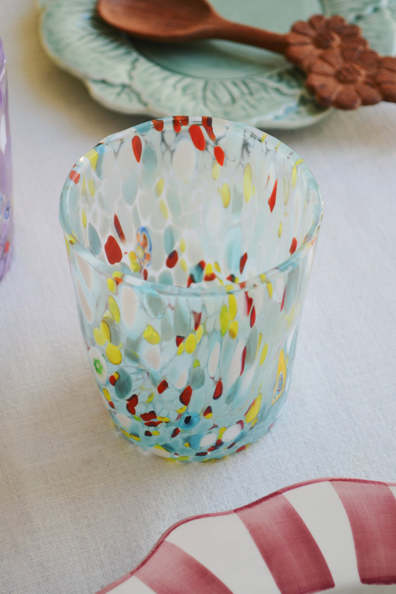 Murano Glass Tumbler - Three Colours Available