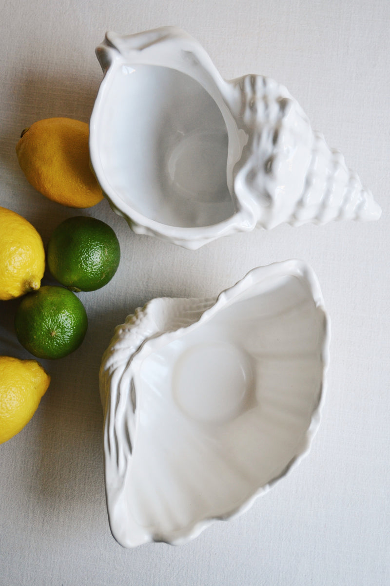 White Shell Bowl