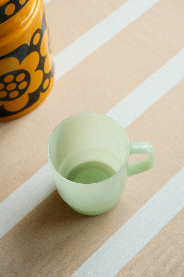 Stacking Glass Mug - Milky Mint Green