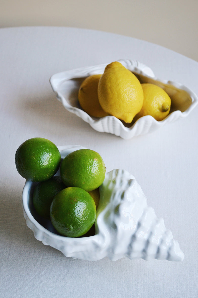 White Shell Bowl